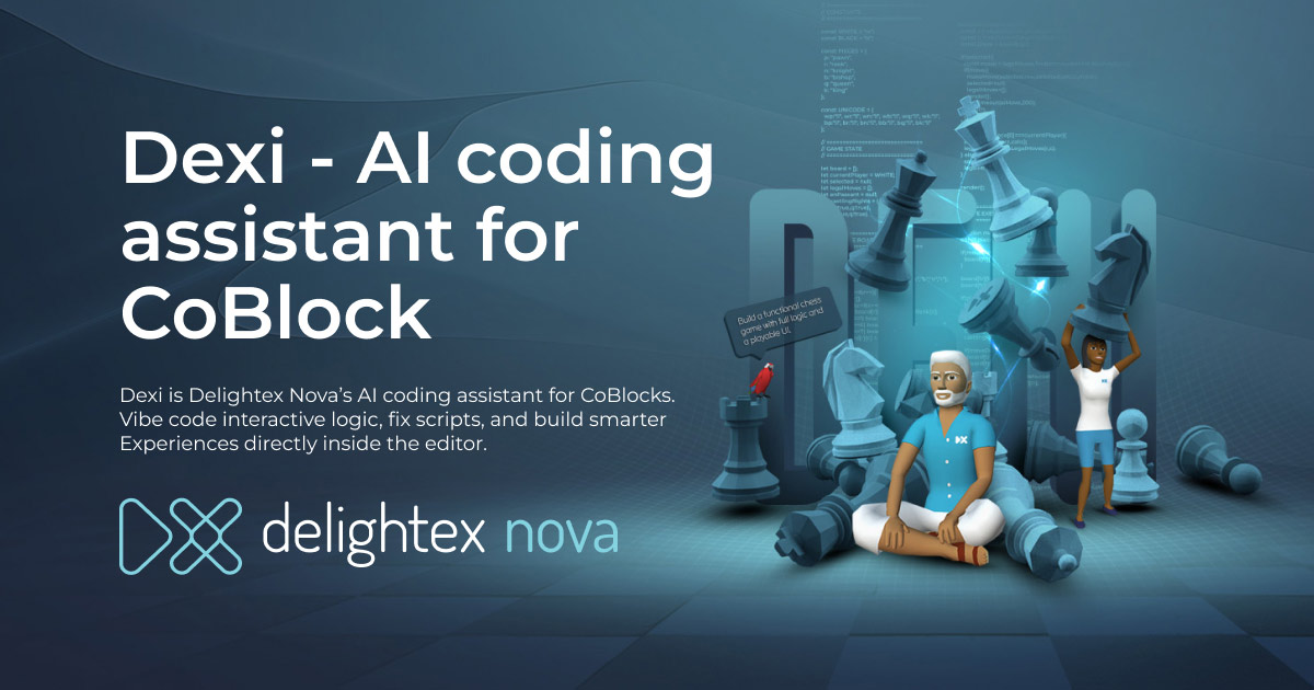 Dexi - AI coding assistant for CoBlocks | Delightex Nova