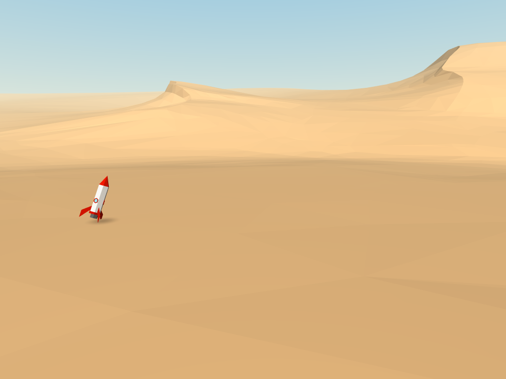 Delightex :: Example Blockly: Rocket push