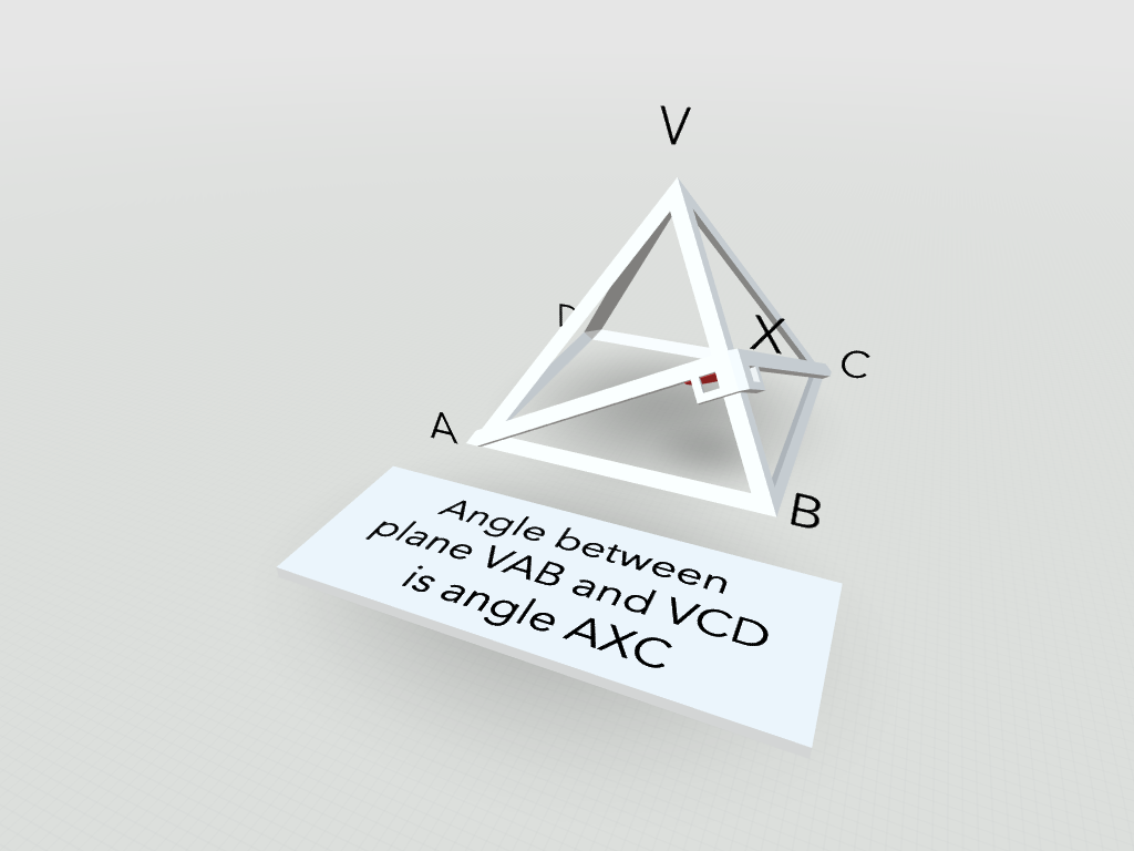 Delightex Edu :: Angle between 2 planes